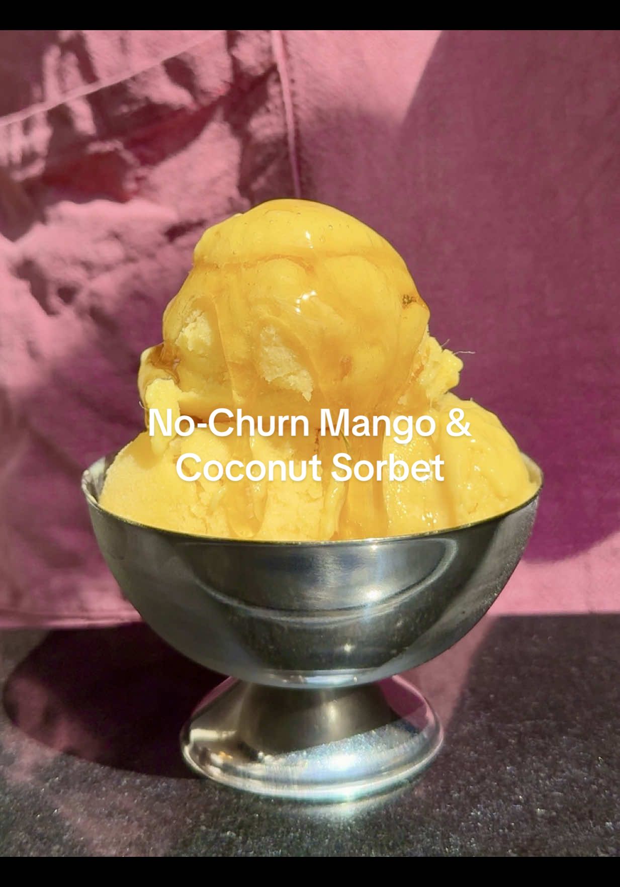 Ad | MANGO & COCONUT SORBET! @zenaskitchen  The ultimate summer sweet treat. If you’ve tried making no-churn ice cream before, you’ll know they can get icy–but not this one! The secret? @Sainsbury’s coconut cream. It’s genuinely the best I’ve found in any supermarket and it works beautifully here. You’ll need:  500g @sainsburys frozen mango chunks 150ml @sainsburys coconut cream 2–4 tbsp agave or honey (to taste) juice of 2 limes, zest of 1 Blitz in a high-powered blender until silky smooth, scraping down as needed. Serve straight away for soft scoops or freeze for something firmer. #ad #summerdesserts #homemadeicecream #sorbet