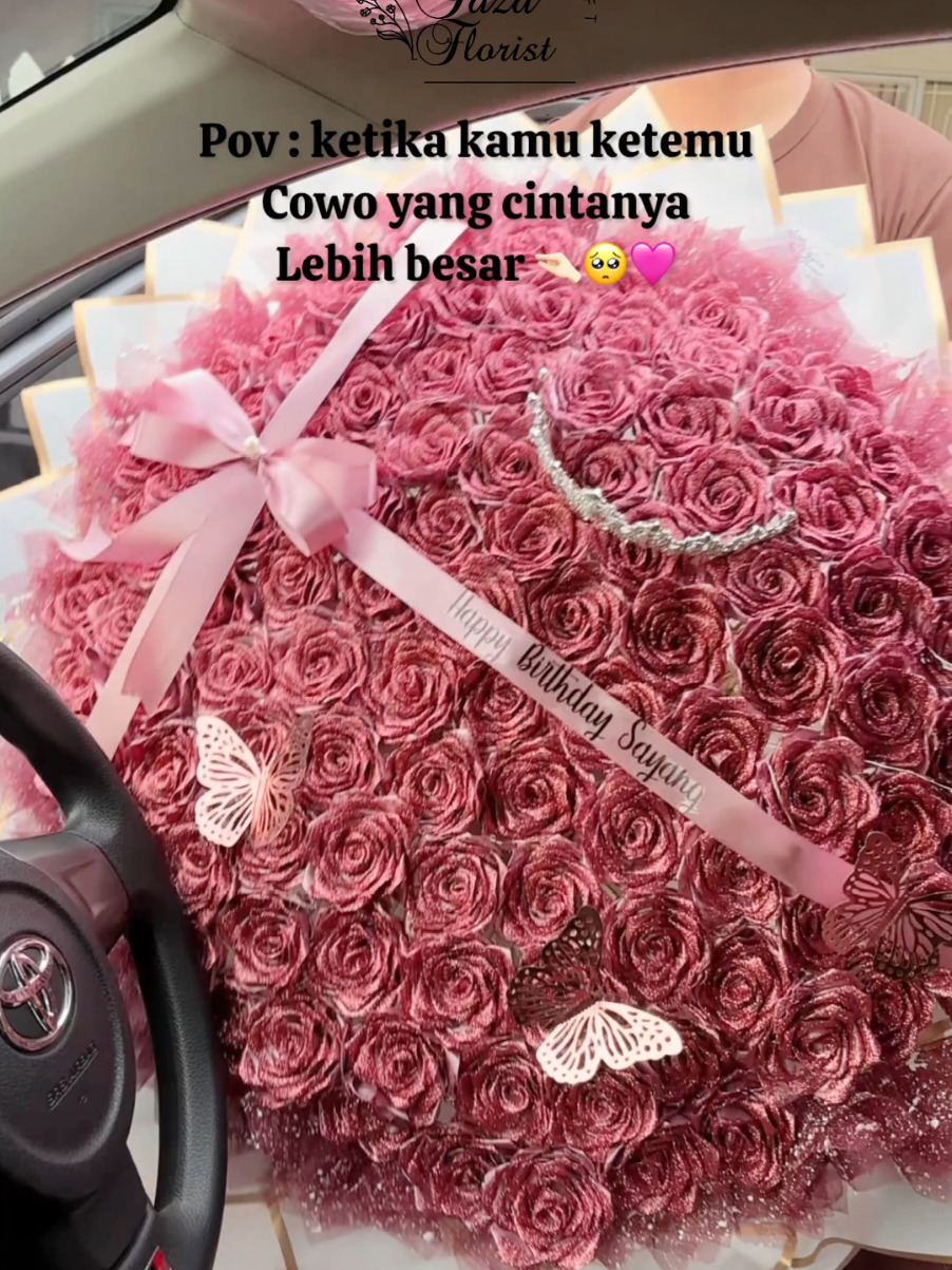 100 tangkai satin roses gaktuh 🥺🤏🏻