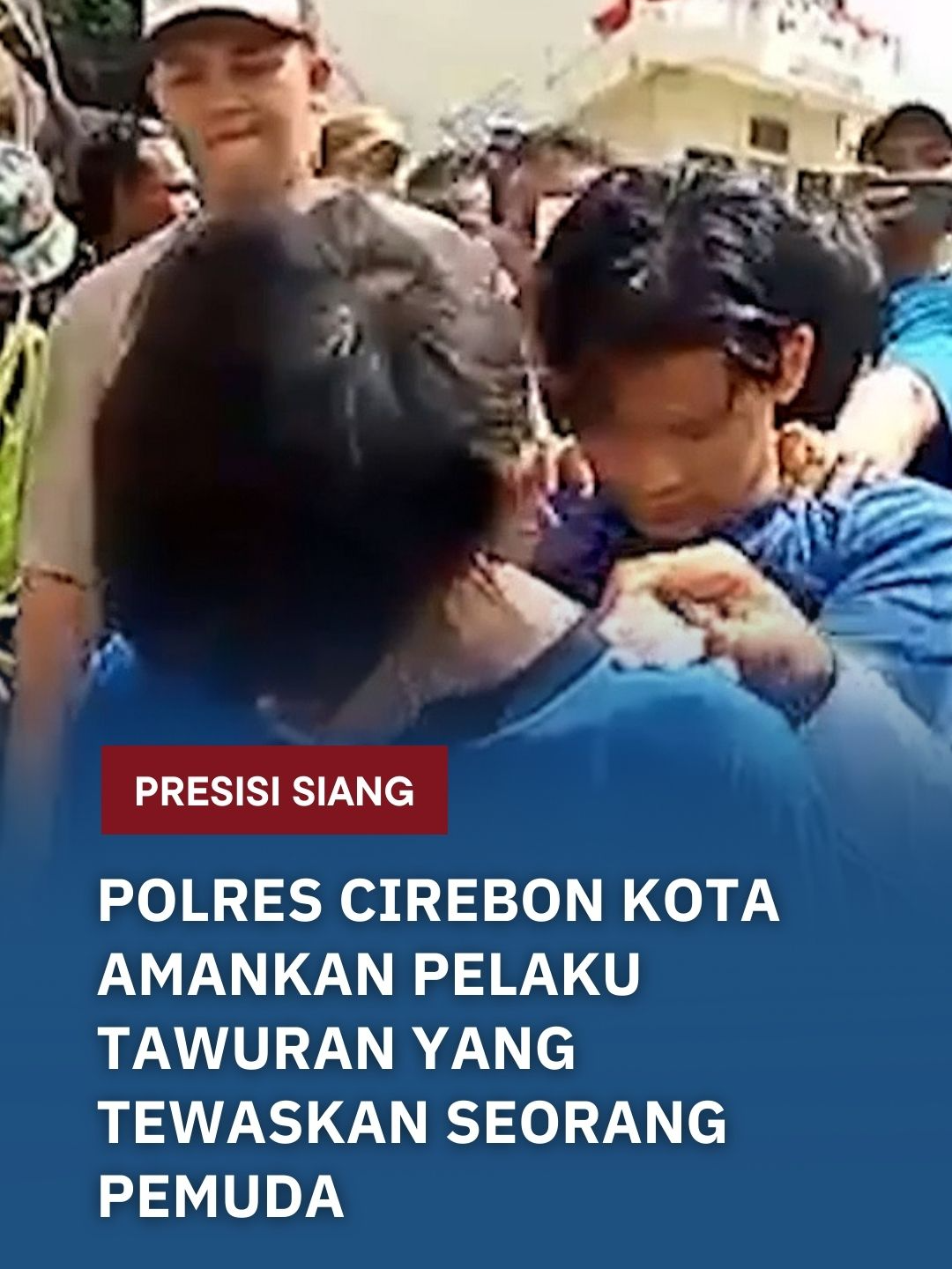 Satreskrim Polres Cirebon Kota berhasil menangkap 3 pelaku tawuran konten yang menyebabkan satu korban meninggal dunia. Sementara itu, 6 orang lainnya masih dalam pengejaran petugas. #polisi #polri #polisiindonesia #indonesia #polripresisi #humaspolri #divisihumaspolri #presisi #polrihumanis