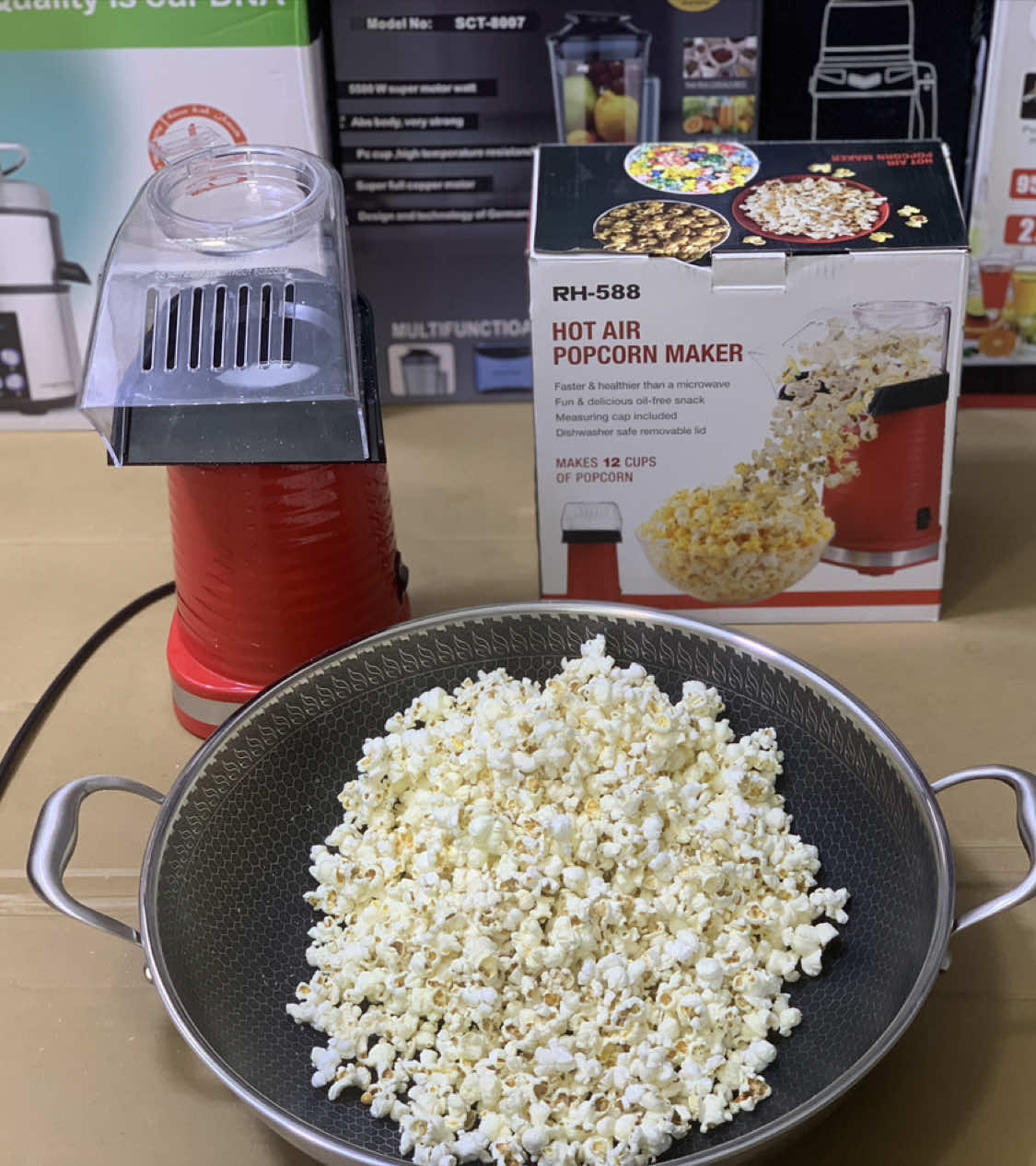 Hot Air Popocorn Maker High Quality RH-588 | Makes 12 Cups of Popcorn | 03371688488 |  . 𝙏𝙞𝙠𝙏𝙤𝙠 : orakzaiimports 𝙄𝙣𝙨𝙩𝙖𝙜𝙧𝙖𝙢 : orakzaiimports 𝙁𝙖𝙘𝙚𝙗𝙤𝙤𝙠 : Orakzai Imports  𝙒𝙝𝙖𝙩𝙨𝘼𝙥𝙥 : 03371688488 𝙒𝙚𝙗𝙨𝙞𝙩𝙚 : www.orakzaiimports.com . #popocorn  #orakzaiimports  #unboxing  #fyp  #electronics 