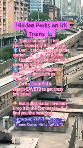 POV While they type emails we ride trains with savings #uktravel#viral#london#traveltips#apps#Railcard
