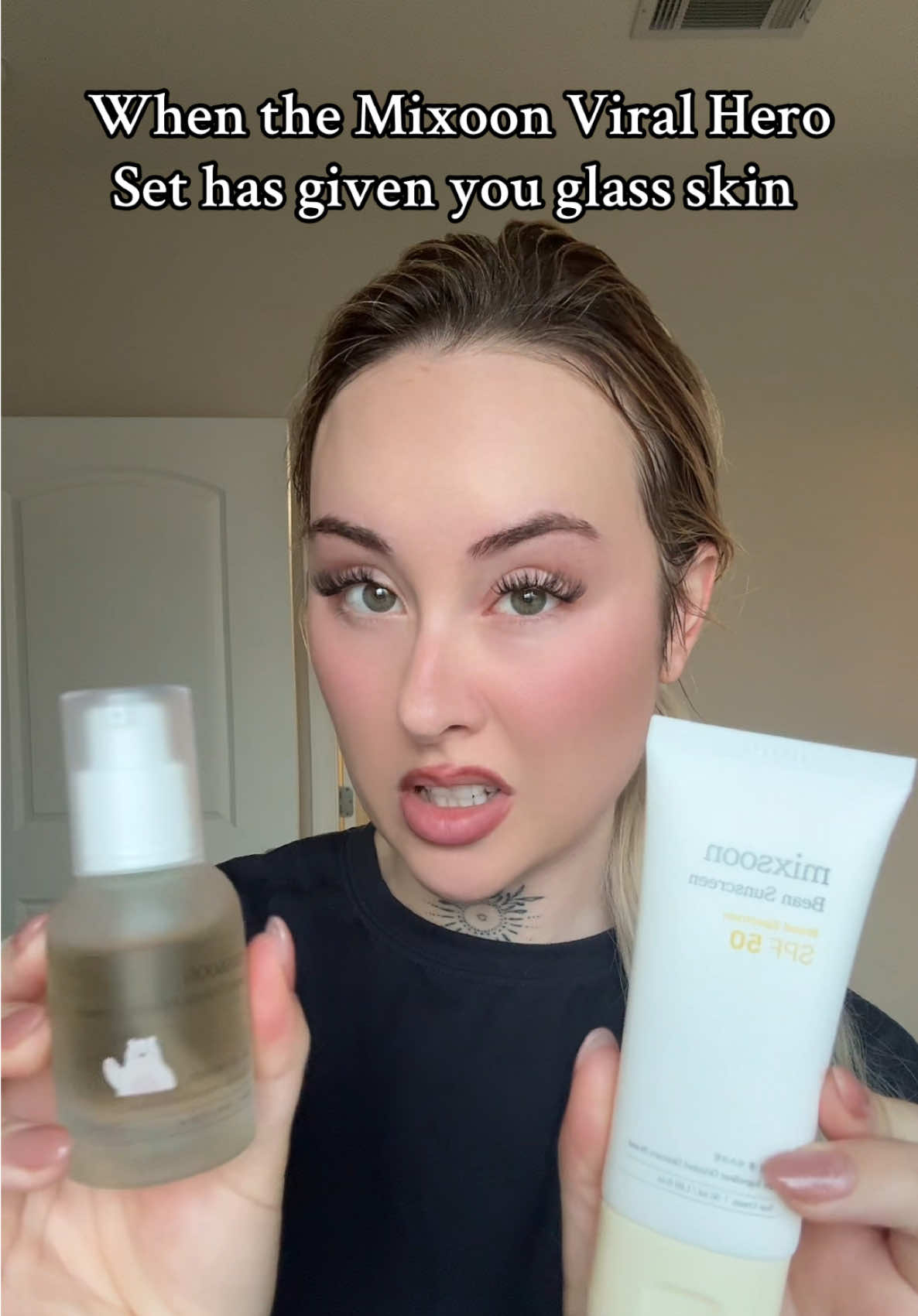 Mixoon products are SO good I swear! #mixoon #mixoonbean #mixoonbeanessence #mixoonskincare #skincare 