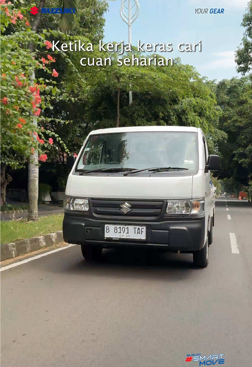 Gak ada yang bisa ngalahin semangat kerja, selain notif bonus dari bos💰 #Suzuki #Suzukilndonesia #SuzukiSmartMove #YourGear