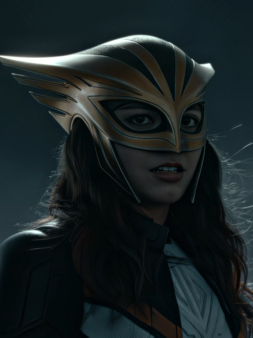 her laugh is so cute 🥹 #hawkgirl #peacemaker #isabelamerced #kendrasaunders #hawkgirledit 