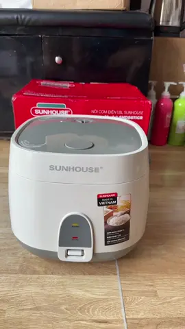 Nồi cơm điện 1.8L Sunhouse SHD8611GR kèm vỉ hấp lòng nồi chống dính#giadungtienich #thinhhanh #xuhuong 