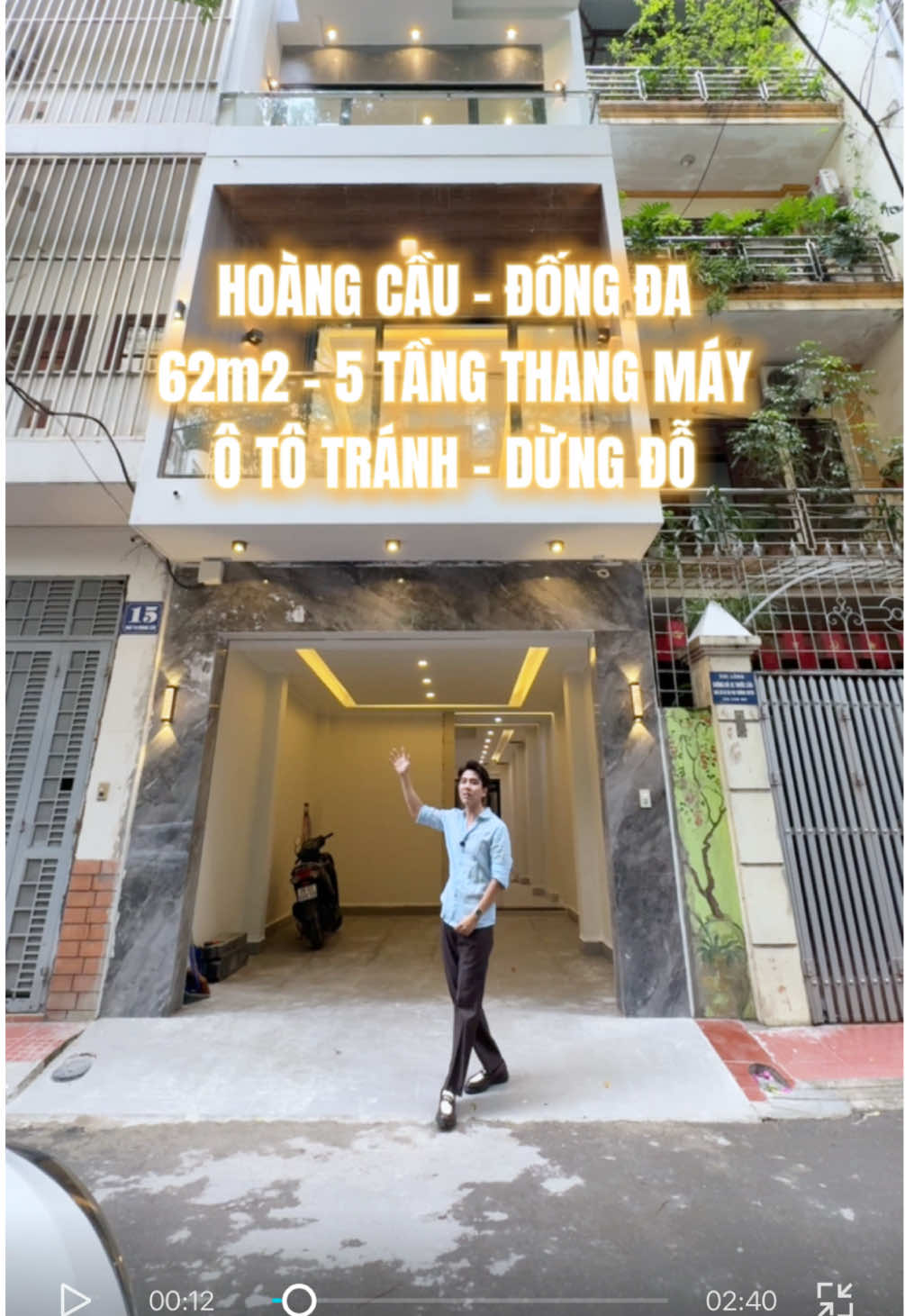 Hoàng Cầu - Đống Đa - 62m2 - 5 tầng thang máy - ô tô tránh dừng đỗ ngày đêm #batdongsan #hungnguyenland 