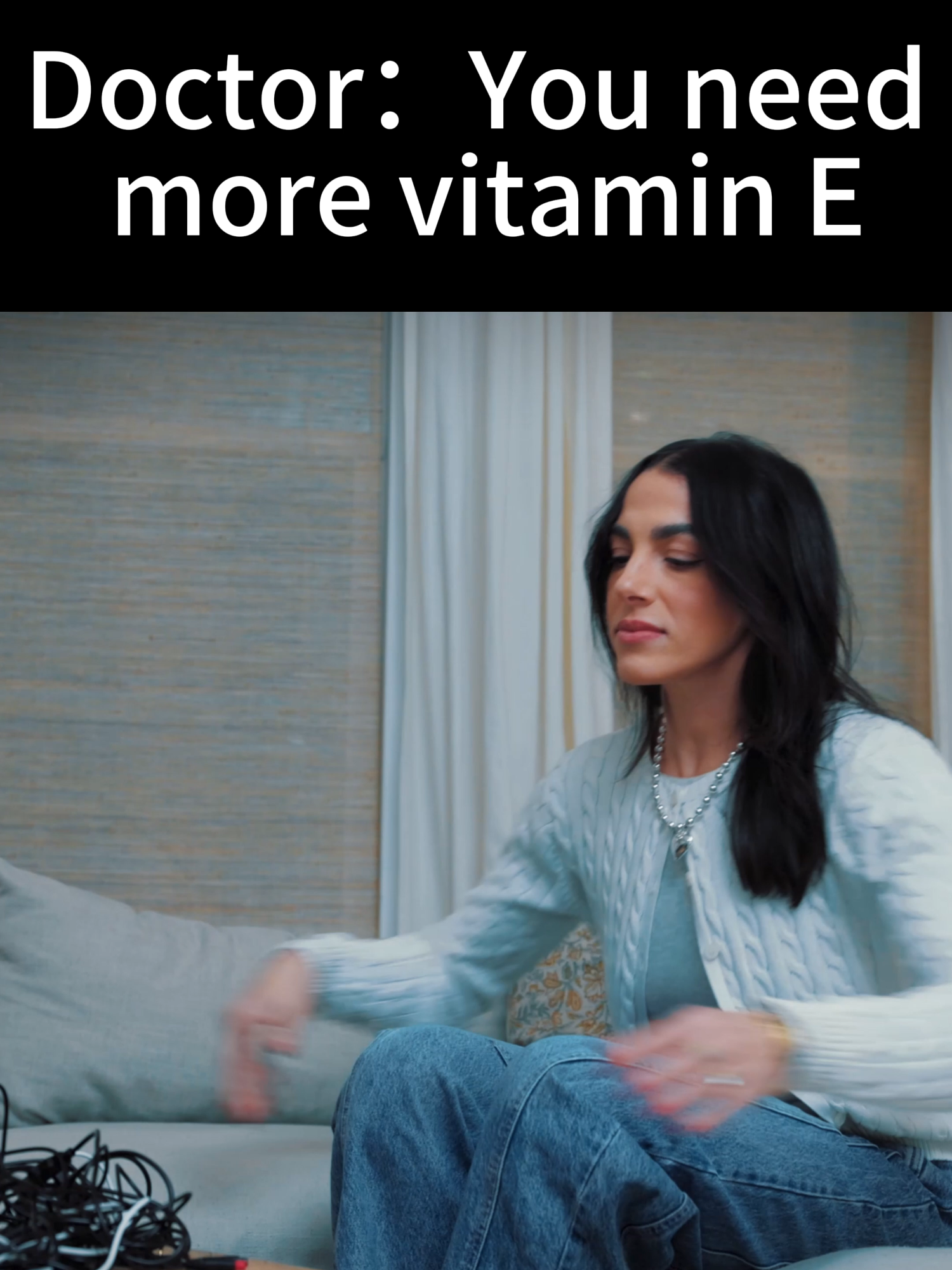 Doctor: You need more vitamin E Me:EZVALO! 😍#ledlights #ezvalo #ezvalolife #meme #funnymeme #rechargablelights #longlastinglight