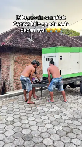 Yang mau oder roda depan geretan genset , silahkan wa #fyp #aggenset #rodagenset #geratangenset 