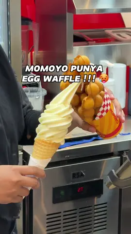 Momoyo Egg Waffle udah adaa gas langsung ambil promonya di klik tag lokasiii 🤩🥰#bebasflexingkulineran #promoseruweekend #GoFoodieEntropi #TikTokGoEntropi #promomakanliburan 