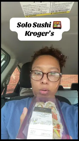 Kroger Solo Sushi!! Bout to be my go to lunch twice a week.