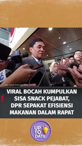 DPR Sepakat Efisisensi makanan dalam rapat. Kata Habiburrohman. #uptodate85 #beritatiktok #fypシ゚ #dprri 