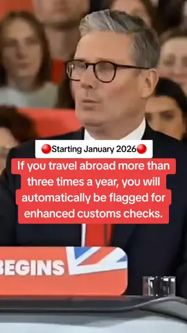 If you travel abroad more than three times a year, you will automatically be flagged for enhanced customs checks. #news #law #travel 