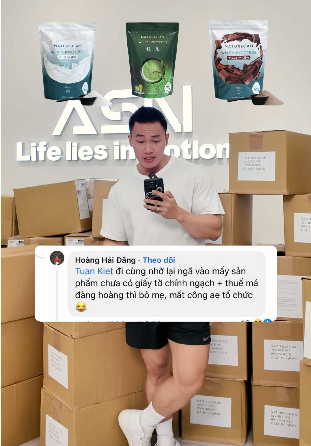 Thật sự thì mấy bình luận đặt điều của vài cậu bé sân si mình ko để ý đâu nhưng nếu ảnh hưởng tới khách hàng của @ASN FITNESS CENTER thì phải lên tiếng luôn và ngay💪🏿 #gym #Fitness #wheyprotein #supplements #anhsonnfitness 