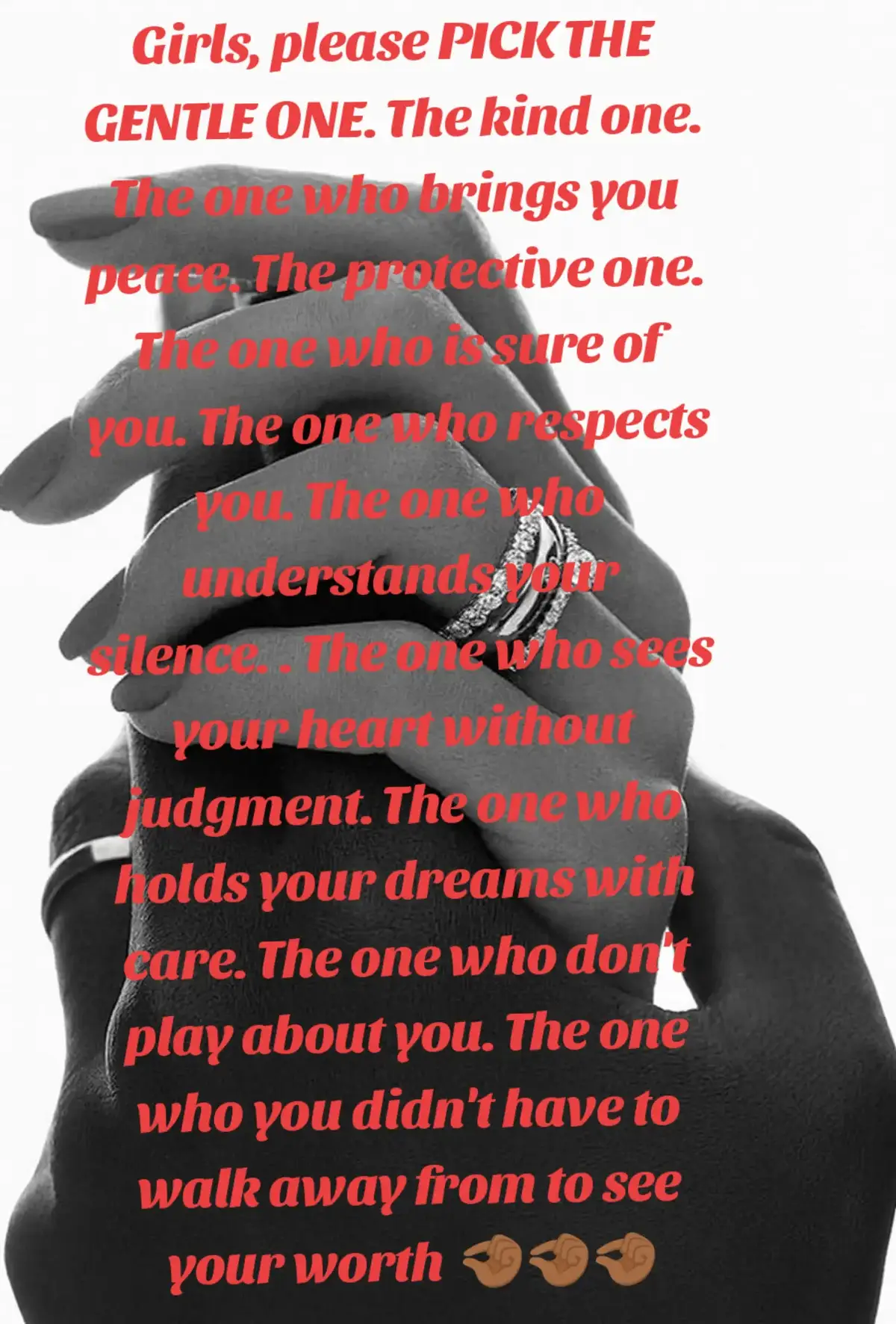 #fypシ  #loveyourself #relationshipgoals #gogetyourmangirl  sometimes love isn't perfect love and respect will always win over money 
