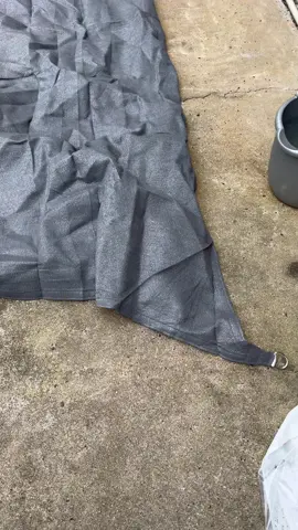 10 x 10 breathable sunshade it does the job #sun  #shade  #Outdoors 