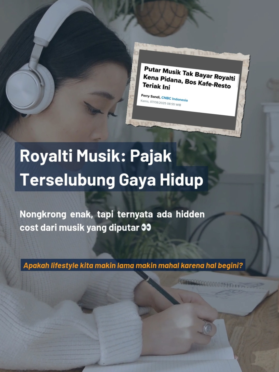 mending cafe diem tanpa musik atau harga naik tapi ada musik? #investormuda #royalti #musik #viral #Lifestyle 