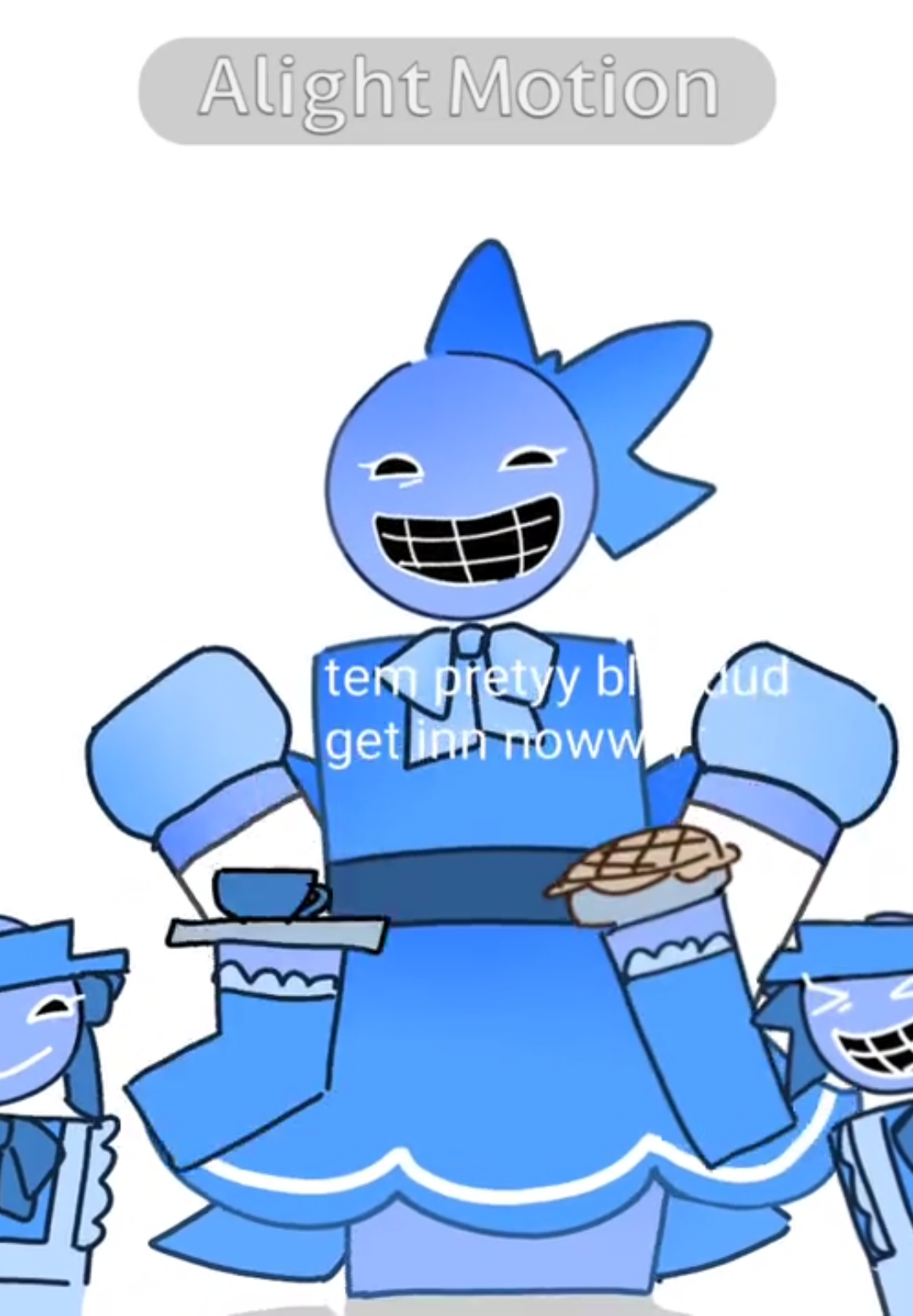 이게 공식이라니 진짜 블루듀드도 즐기는건가 #bluudud #pr3ttyprincess #animation #meme #forsaken 