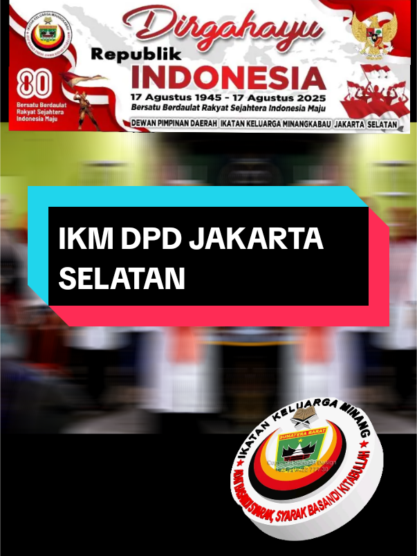 Puncak acara perayaan HUT RI ke 80 dan HUT IKM ke 9  lokasi, sketariat IKM DPD JAKARTA SELATAN #ikm #ikmpusat #ikmjaksel 