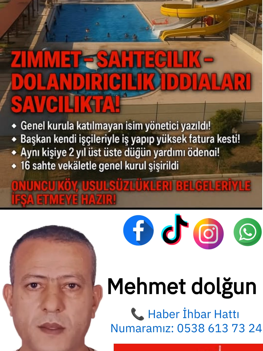 Şikayet etmeyi de bilmiyor zevatlar! Sorsalardı dilekçe Hazırlardık neyse işte bu bizim  şikayet dilekçemiz! CİHAT AĞA “Arsuz Kepirce Sitesi’nde Sahte Yönetim ve Usulsüzlük İddiaları Savcılıkta”       Hatay’ın Arsuz ilçesinde bulunan SS Arsuz Kepirce Konut Yapı Kooperatifi hakkında hazırlanan suç duyurusu savcılığa sunuldu.       Site sakinleri, kooperatifte sahte yönetim oluşturulduğunu, şişirilmiş faturalarla üyelerin zarar uğratıldığını ve sahte vekâletlerle genel kurul yapıldığını ileri sürerek sorumlular hakkında cezai işlem talep etti.        Suçlamaların Ayrıntıları  • Sahte Yönetici Ataması: Genel kurula fiilen katılmayan bir kişinin yönetici olarak yazılması.   :.Gebnel Kurul kararı olmadan genel kurul kararıyla yapılması gereken imalatları yapmak   :.Kooperatif tüzüğüna atkılı inşaatlar yaptırılmasına göz yummak! ( Bu binaları bizatihi Cihat Akçalının yapıp ticaret yapması)   • Mükerrer Sosyal Yardım: Bir çalışana iki yıl üst üste “düğün yardımı” adı altında ödeme yapılması.  • Çıkar Çatışması: Kooperatif şçilerini kullanıp yüksek bedelli fatura kesmesi.  • Şişirilmiş Faturalar: Gerçek işçilik/malzeme maliyetine göre 2–3 kat fazla bedeller çıkarılması.  • Sahte Vekâletli Genel Kurul: 47 kişinin katıldığı toplantının, 16 sahte vekâletle 63 kişi gibi gösterilmesi.           Suç Duyurusunda Dayanılan Maddeler Suç duyurusunda, söz konusu eylemlerin;  • TCK m. 247 (Zimmet),  • TCK m. 155 (Güveni Kötüye Kullanma),  • TCK m. 158 (Nitelikli Dolandırıcılık),  • TCK m. 204 (Resmi Belgede Sahtecilik),  • 1163 sayılı Kooperatifler Kanunu hükümlerine açıkça aykırı olduğu vurgulandı.        Talepler     Şikâyet dilekçesinde şu talepler yer aldı:  1. Sorumlular hakkında cezai soruşturma başlatılması,  2. Kooperatifin tüm hesap ve evraklarının bilirkişi incelemesine tabi tutulması,  3. Üyelere verilen zararın tespit edilip kamu davası açılması,  4. Sahte yönetim uygulamalarının ortadan kaldırılması için ilgili kurumlara bilgi verilmesi.         Site Sakinlerinin Tepkisi       Site sakinleri, “Kooperatifimiz üyelerin değil, şahsi çıkarların kontrolüne bırakılmıştır. Savcılığın derhal harekete geçmesini bekliyoruz.” diyerek çağrıda bulundu.