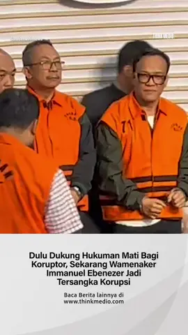 Wakil Menteri Ketenagakerjaan (Wamenaker )Immanuel Ebenezer alias Noel resmi ditetapkan sebagai tersangka oleh Komisi Pemberantasan Korupsi (KPK). Noel ditetapkan tersangka usai operasi tangkap tangan (OTT) yang digelar pada 20-21 Agustus 2025. Noel terlihat mengenakan rompi oranye dengan tangan terborgol usai turun dari lantai dua Gedung Merah Putih KPK pada pukul 15.30 WIB. Kemudian, Noel digiring menuju ruang konferensi pers untuk disampaikan konstruksi perkara yang menjeratnya. Selain Noel, terdapat beberapa orang lainnya yang juga mengenakan rompi oranye. “KPK menaikkan perkara ini ke tahap penyidikan dengan menetapkan 11 orang sebagai tersangka, yakni IBM, kemudian GAH, SB, AK, IEG (Immanuel Ebenezer Gerungan), FRZ, HS, SKP, SUP, TEM, dan MM” kata Ketua KPK Setyo Budiyanto dalam konferensi pers di Gedung Merah Putih, Jakarta, Jumat (22/8). Baca berita selengkapnya di www.thinkmedio.com #Thinkmedio #immanuelebenezer #kpk #wamenaker #beritaterkini  