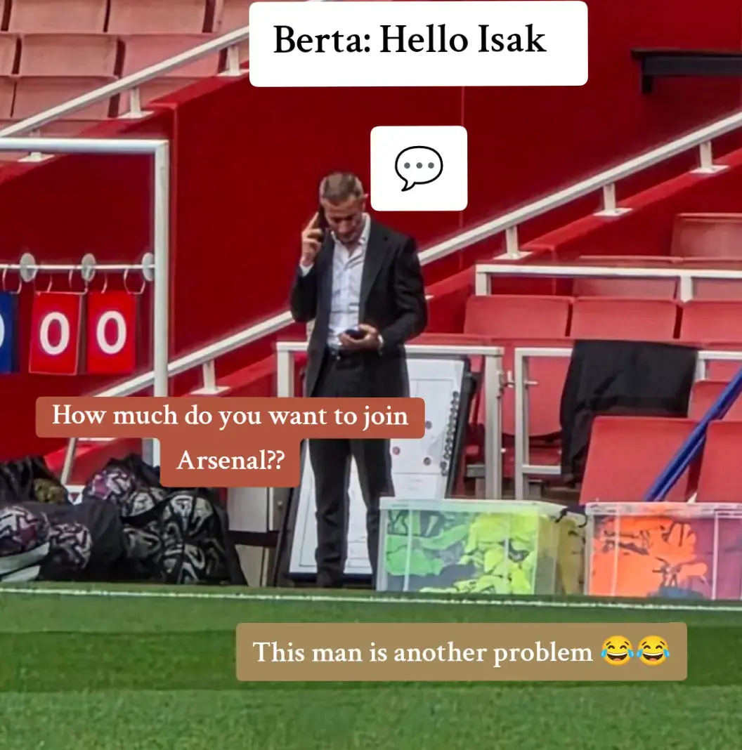 From Eze to Isak this man is now another problem 😂😂