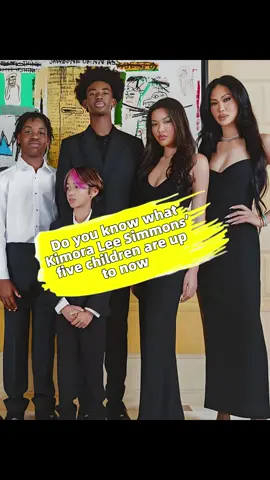 Do you know what Kimora Lee Simmons’ five children are up to now #us #celebrity #entertainment #KimoraLeeSimmons #children 