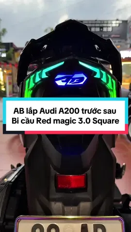 Ab lắp bi cầu Red magic 3.0 Square. Audi A200 pro trước sau. Ex 155 cũng lắp Red magic 3.0 Square. #baoduongshop #redmagic3square #redmagic2025 #ex155vva #airblade 