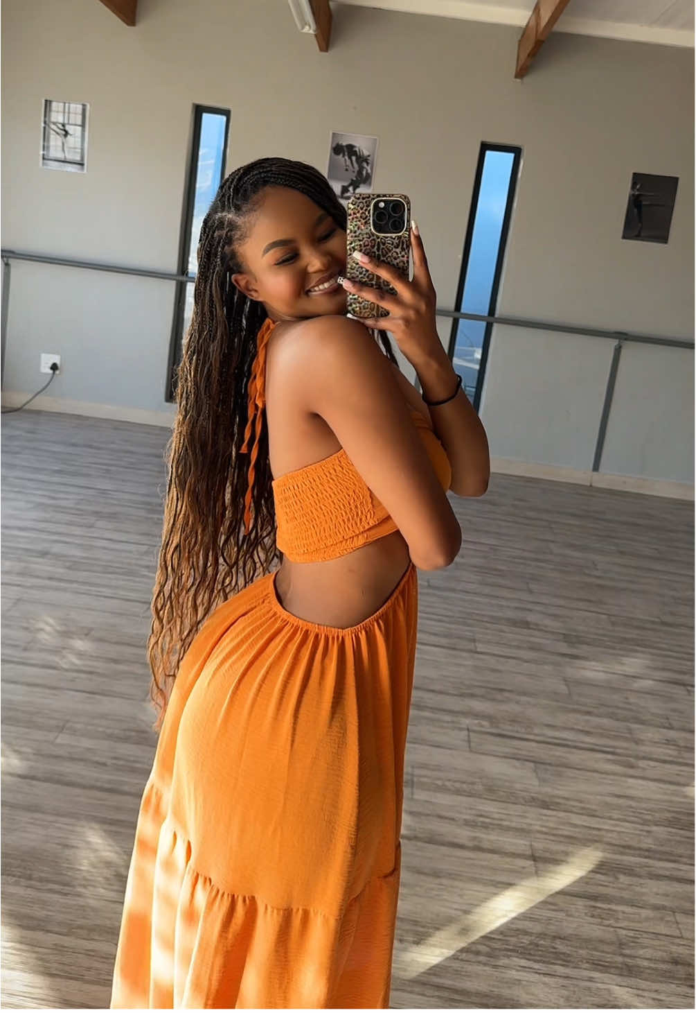 I let my girl @FacesbyThandiweJiyane play with my face yesterday 🥰🧡  #sundressseason #fypシ゚ #misswhatwaist #facesbythandiwejiyane 