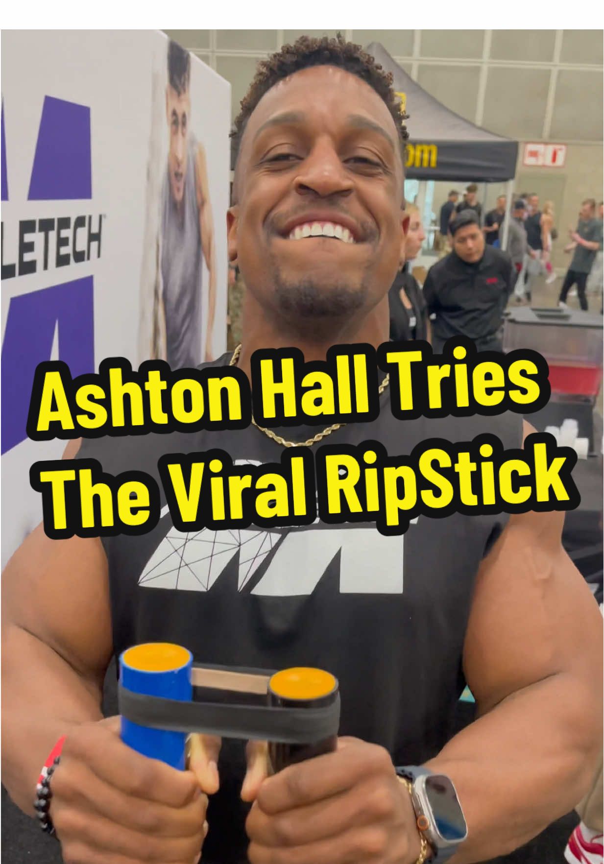 Ashton Hall Tries Viral Therapy Device😳