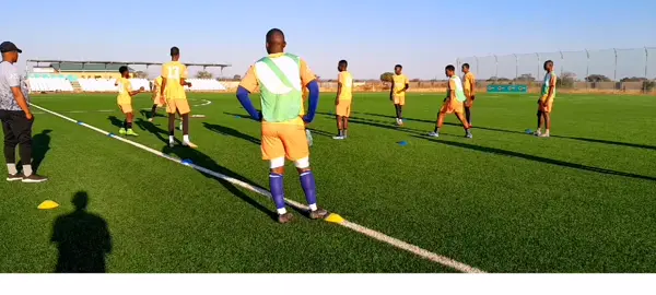 𝗕𝗲𝗵𝗶𝗻𝗱-𝘁𝗵𝗲-𝗦𝗰𝗲𝗻𝗲𝘀🔥🏋️ 👀 The boys are getting armed up for the big battle against Township Rollers!  Are you ready to unleash the yellow fury Coalfam!! 🔥🔥 #BafanaBaMagala #WandiWandi #Coalboys 