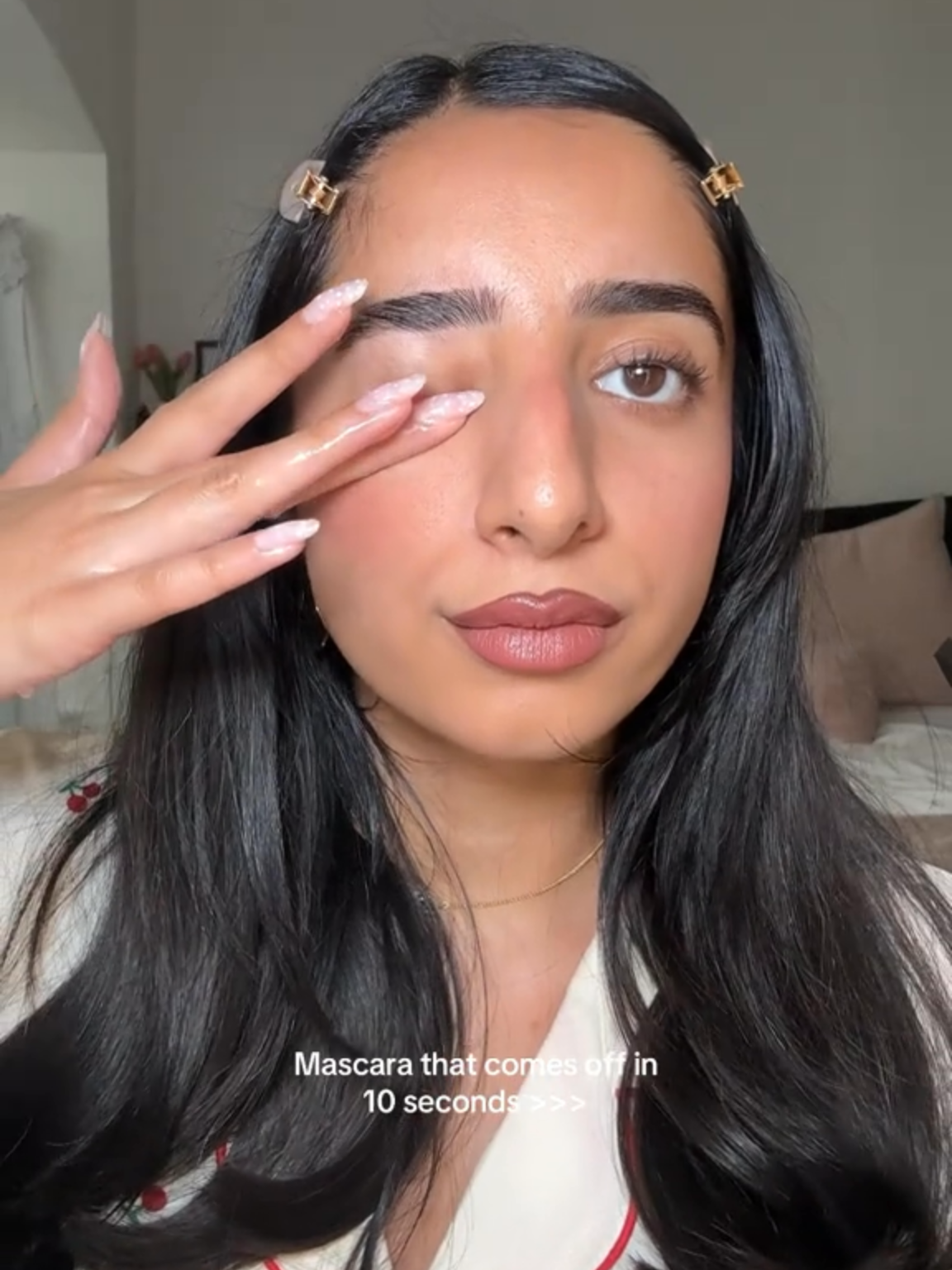 10 Second Mascara Removal 🤯 The power of our Peptide Tubing Mascara @ugcbyrhea  #peptidemascara #bybabes #tubingmascara