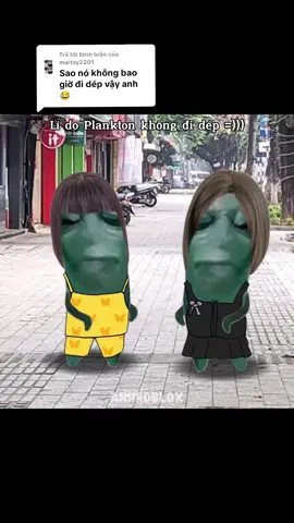 Trả lời @maitay2201 Đây là lí do Plankton không bh đi dép 🤣 #fyp #viralvideo #anhroblox #plankton #viral 