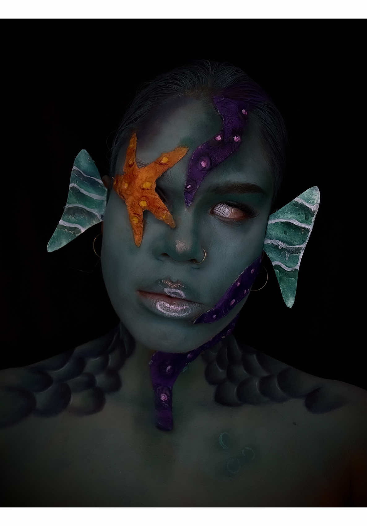 Respuesta a @SMM Que tú crees? Pase la prueba de inventora ? 🥲 #viral #makeup #halloween2025 #phobiamakeup #tutorials 