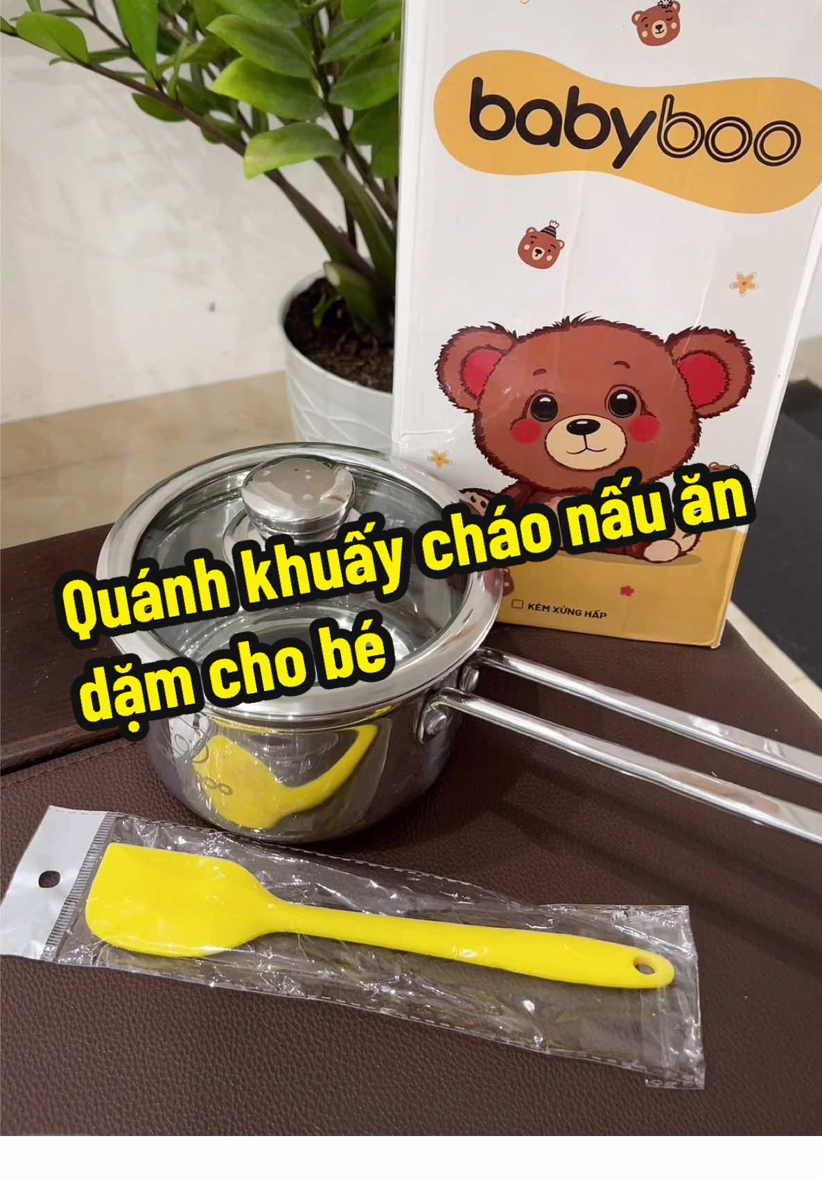 Mẹ bỉm nào chuẩn bị cho bé ăn dặm thì tham khảo ngay chiếc nồi quốc dân này nha 🌸#mebimsua #mekemkids #quanhnauchaochobe #quanhinox304 #quanhkhuaybotchobe 