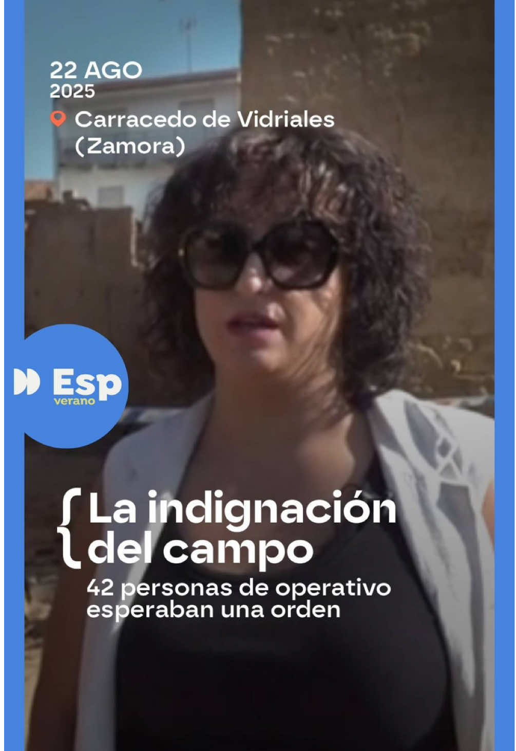 🗣️ Los vecinos de Carracedo de Vidriales en Zamora están indignados  ➡️ Cuentan que cuando las llamas ya entraban en el pueblo, las 42 personas del operativo estaban esperando una orden  📲 Consulta más contenidos en la web de #EspejoPúblico #TeleEnTiktok 