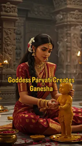 The divine birth of Lord Ganesha is one of the most fascinating stories in Hindu mythology. Goddess Parvati created Ganesha from sandalwood paste while taking a bath, and breathed life into him ✨. Innocent yet powerful, little Ganesh Ji stood as her guardian — not knowing he was about to become the remover of obstacles for the entire world 🌍. . . #birthofganesha #ganeshji #lordganesha #ganeshutsav #ganeshchaturthi 