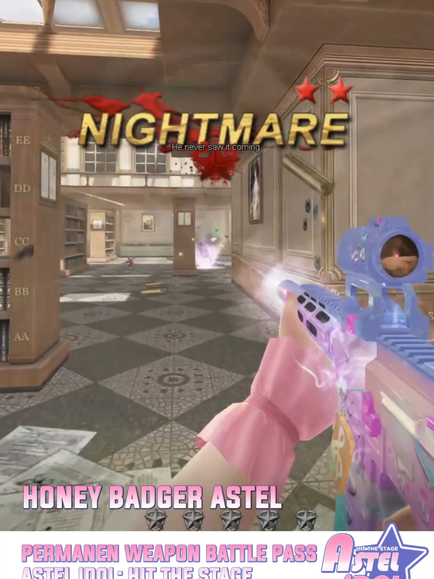 Apakah kamu sudah mencoba weapon permanen Honey Badger dari Battle Pass Astel Idol? 🤩 📅 Periode Battle Pass: 19 Agustus - 7 Oktober 2025 📌 Cek info selengkapnya di sini: bit.ly/PBIDBPASTELIDOL #PointBlank #PB #PBID #Zepetto #fps #Update #BattlePass