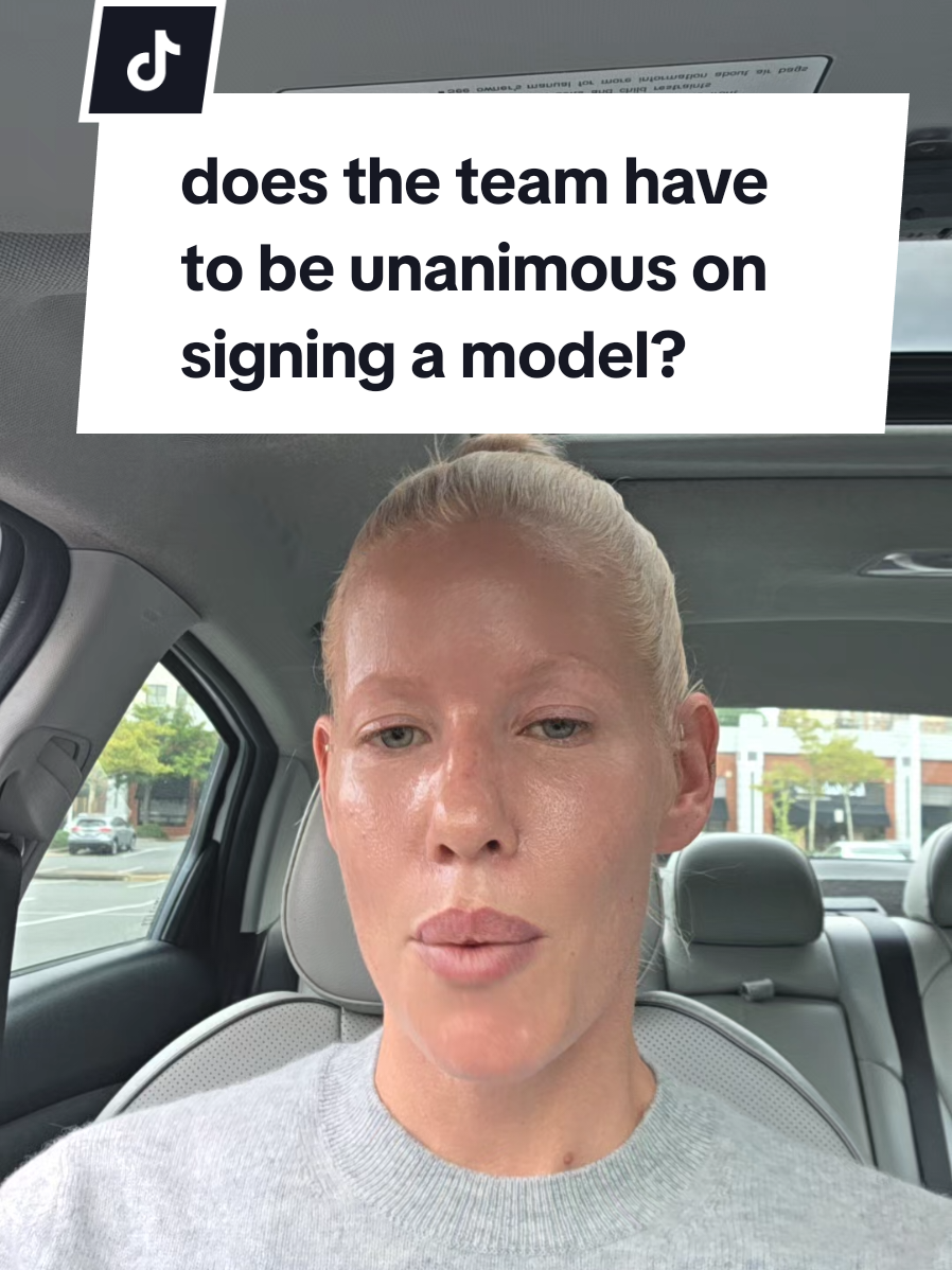 Replying to @burthdaycakee does the team have to be unanimous on signing a model? #modeltok #model #modeltips #modelagency 