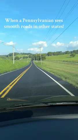 Cos We don’t have smooth roads in Pennsylvania without potholes.  #explore #roads #trending #viral #fyp 