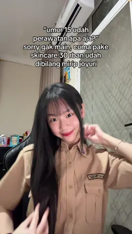 rahasia cewe umur 15 tahun 🤫 love uuuu thx udh ngeluarin glassbright<333 @Glow&Lovely  #skincare #kulitsensitif #poripori #jerawat #moisturizer