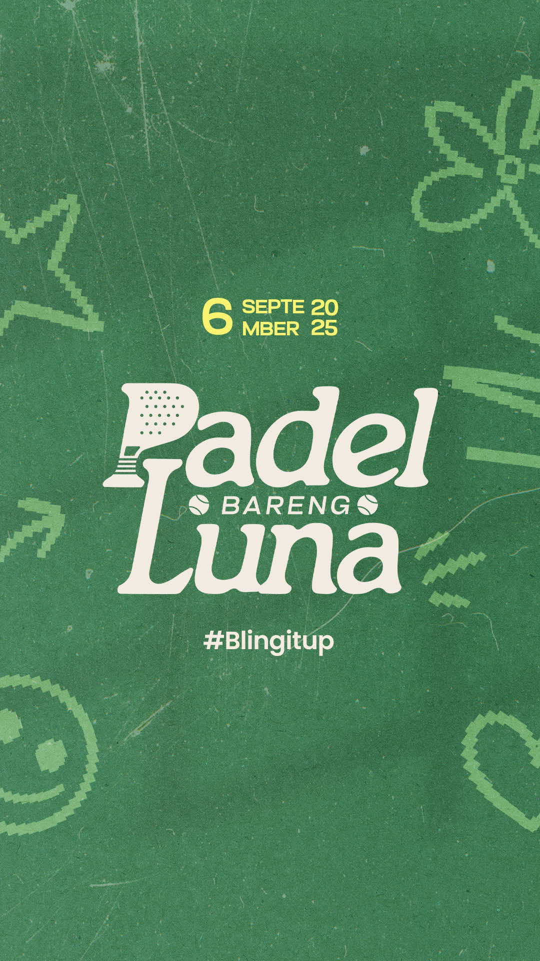 Ok guys… first of all maaf ya kemarin udah bikin rame🙈🙊 But good news is: aku siapin something special 👉 #PadelBarengLuna is coming soon! Kita seru-seruan buat fun match bareng ya🎾✨ With full on 2000s throwback vibes! jadi siap-siap nostalgia plus fun match energy. Can’t wait to share the moment with you all 💿💖 #BlingItUp #PadelBarengLuna  