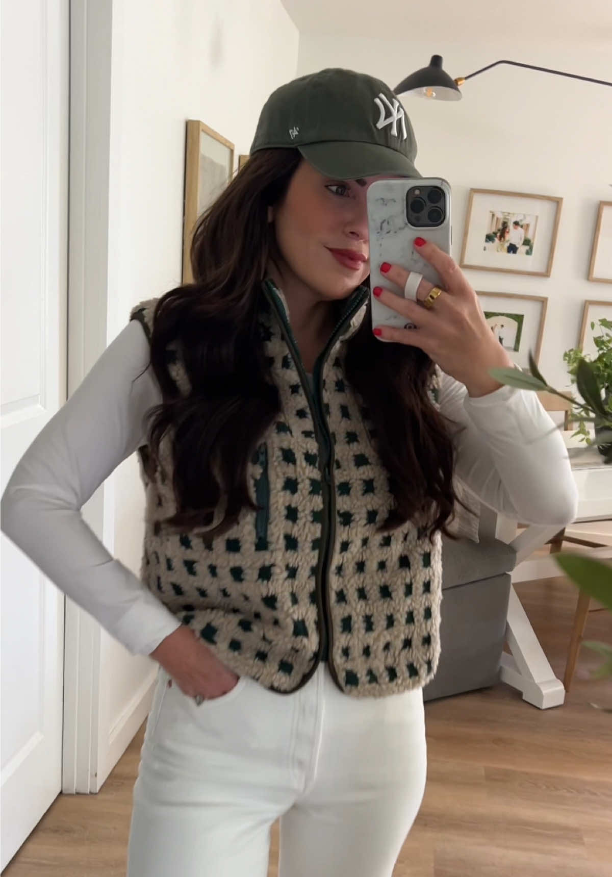 Effortless Everyday Outfit Ideas with this Sherpa vest. This is also a great piece is you live in a warmer climate like me because it’s not super thick and heavy so you can layer it or keep it sleeveless. I’m in a size small- true to size  #creatorsearchinsights  #everydayoutfits #fashioninspo #OOTD #styleadvice 