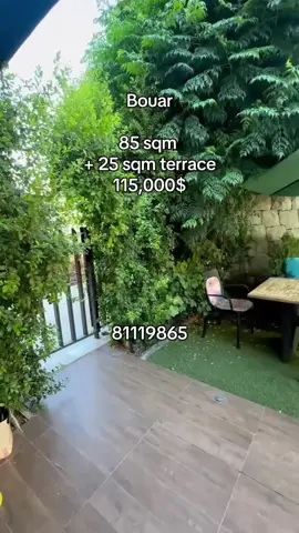 Apartment for sale in Bouar 85 SQM + 25 SQM Terrace now available for Sale 115,000$  This 110 SQM Apartment consist:                                                                           2 Bedrooms 2 bathroom                                                                                                         1 reception 1 kitchen  1 Parking  Price: 115,000$ + 2.5%  commission For more details contact us via WhatsApp  81119865 REF#EH1282 #unrealestate #apartment #bouar #for sale        