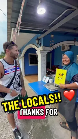 Eating Local Food and meeting Local people. Two of our favourite things to do, combined into One! If you’re on Langkawi, the food here is spot on!!  Malaysia has some of the friendliest people we’ve met and the food is UNREAL!!  Once again Malaysia, thank you for having us! 🙏❤️  #langkawi #malaysia #FoodLover #travel #fyp 