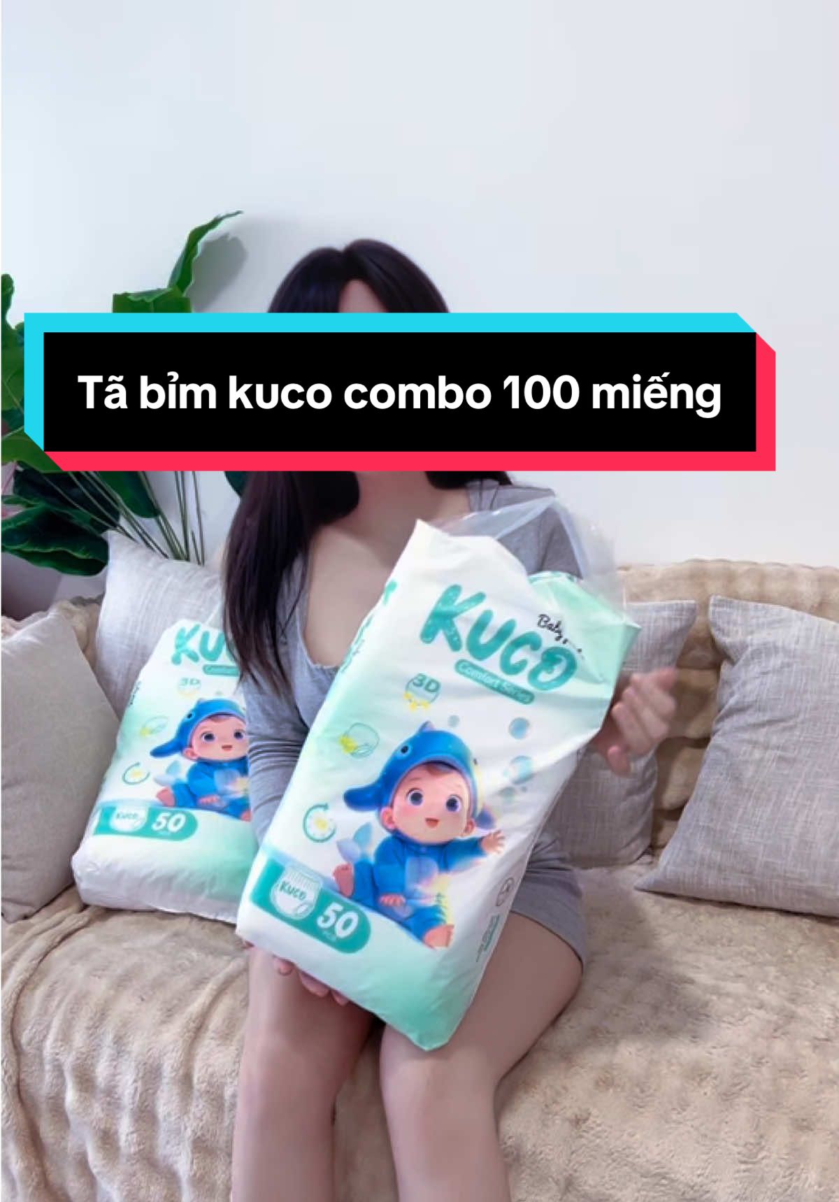 Combo 100 miếng tã bỉm kuco chống hăm chống tràn siêu đỉnh #xuhuong #trending #viral #xuhuongtiktok #baby 