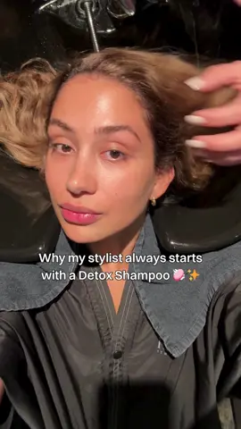 The secret to great cuts & color? Start with a clean slate. 💧 - #DetoxYourHair #HealthyScalpHealthyHair