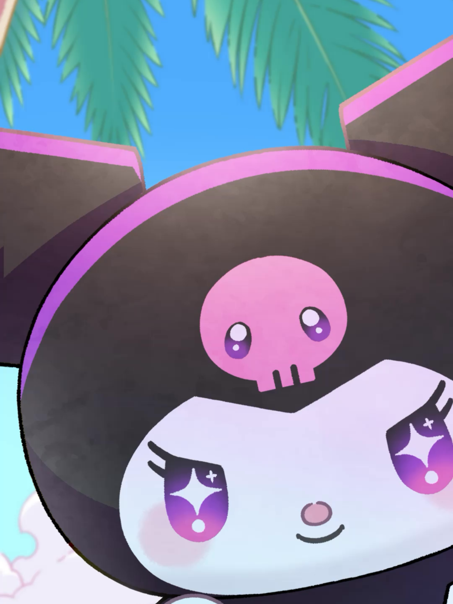 砂遊びのセンスも抜群なアタイ💜 #クロミ #kuromi #世界クロミ化計画 #KUROMIFYTHEWORLD #サンリオ #sanrio