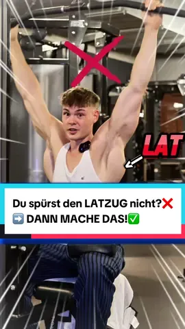 🤯Brutale Übung für den LAT!💪🏽 Direkt mehr Muskelgefühl mit dieser Veränderung… ➡️ESN Code „LAT“❤️(*ANZElGE) #muskelaufbau #fitnessstudio #gym #rückentraining #GymTok 