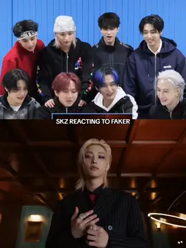 LA REACCIÓN DE STRAY KIDS AL VER A FAKER EN EL MV #STRAYKIDS #CEREMONY #FAKER  #FYP #KPOP 