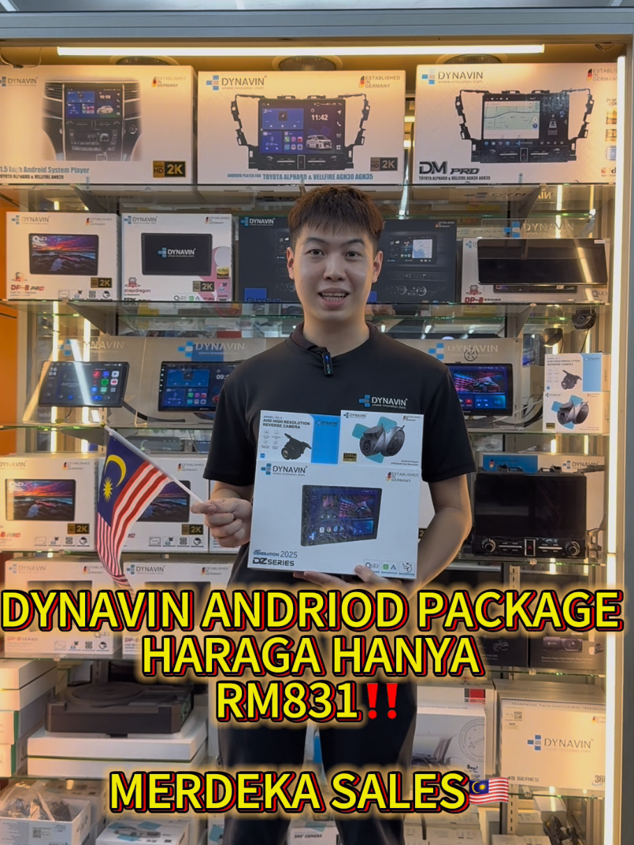 🇲🇾MERDEKA SALES❗ Dynavin New DZ Series 2025 – hanya RM831 🚨Front DVR dan AHD Reverse Camera 🚗 Wireless Apple Carplay & Android Auto 🖥️ Skrin QLED 1280x720 (2.5D Anti-Glare Glass) . 🔧 Spesifikasi: ✅ Prosesor 4-teras, 1.46GHz ✅ ARM Cortex A53 x 4 @ 1.46GHz ✅ Power VR Roque GE8300 ✅ RAM 2GB ✅ Memori 32GB ✅ Sistem Operasi Android 10 ✅ Skrin QLED 1280x720 (2.5D Anti-Glare Glass) ✅ Amplifier terbina 4x50W ✅ Input Kamera AHD . Dapatkan pengalaman hebat ini hari ini! 🔗 Waze ke kedai kami : Elite Auto Parts & Accessories Sdn Bhd  Atau WhatsApp Kami :  wa.link/gscq8p wa.link/gscq8p wa.link/gscq8p #dynavinandroid  #androidplayermurah  #myvig3  #eliteauto  #johorbahru 